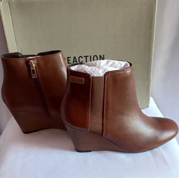 Kenneth Cole Reaction Womens Marcy Mid Brown 7.5 - Picture 3 of 7